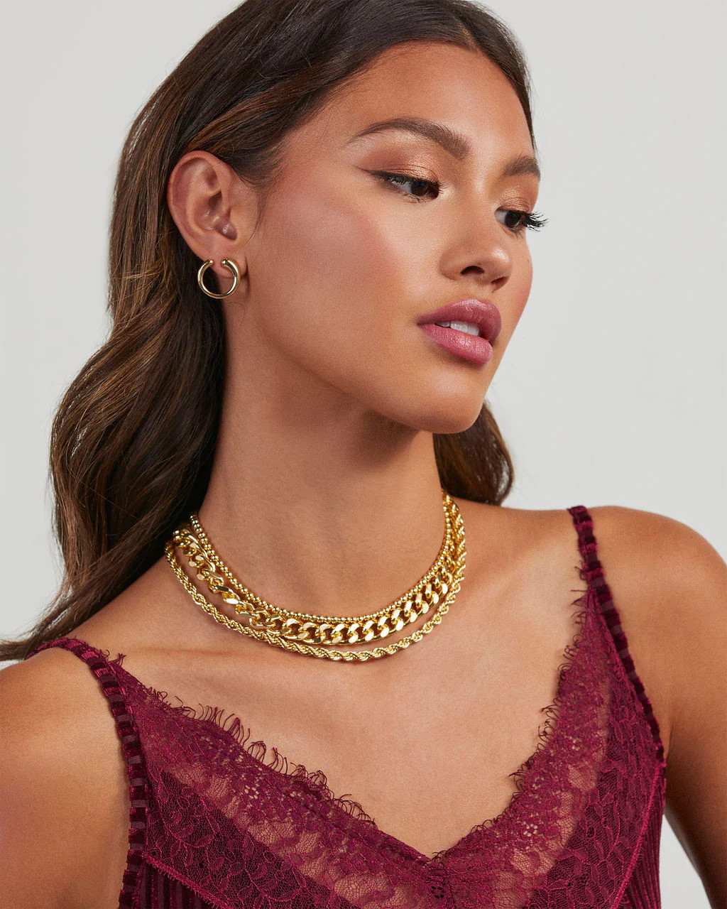 Ice Me Out Layered Chain Necklace | VICI