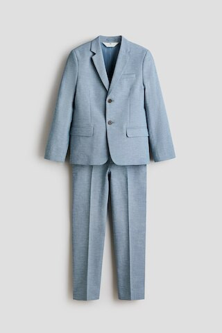 H & M - Linen-Blend Suit - Blue | H&M (US + CA)