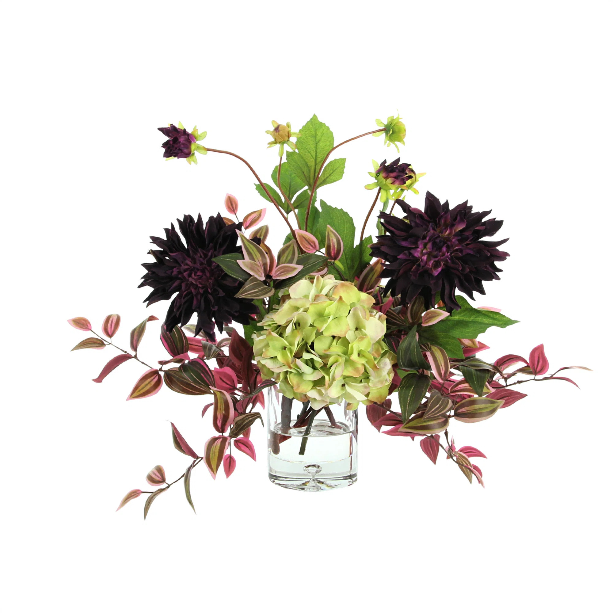 Freeport Park® Dahlia and Hydrangea Arrangement | Wayfair | Wayfair North America