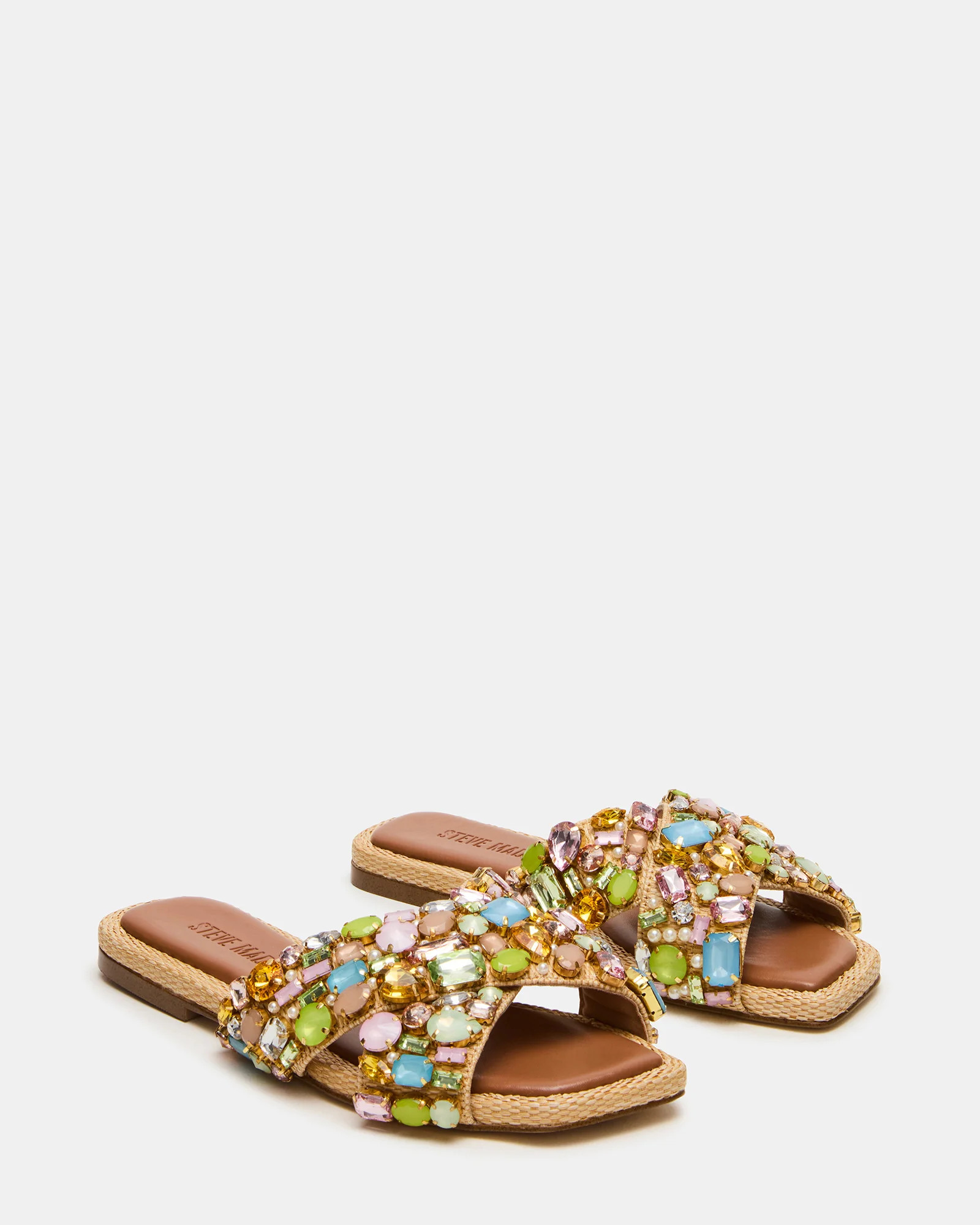 LEVITY Multi Square-Toe Slide Women's Sandal | Steve Madden (US)