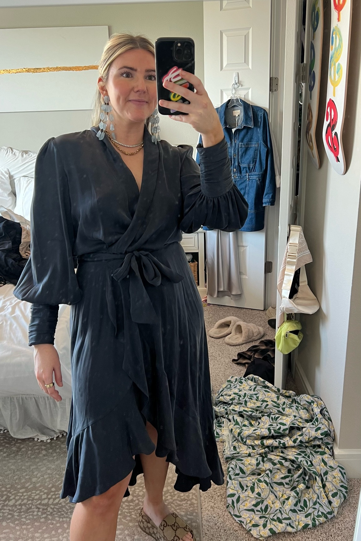 Zimmermann Silk Wrap Midi Dress curated on LTK