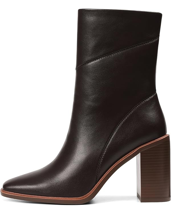 Lovee Cosee Women's Ankle Boots 2025 Chunky Heel Square Toe Side Zipper Booties with Unique Seam ... | Amazon (US)