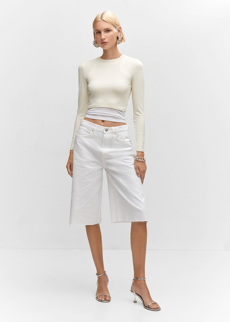 Recherche: bermuda jean bas effiloché (4) | Mango France | MANGO (FR)