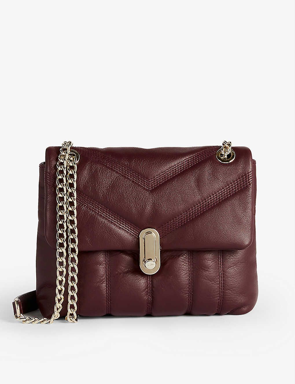 Ayalina quilted leather cross-body bag | Selfridges