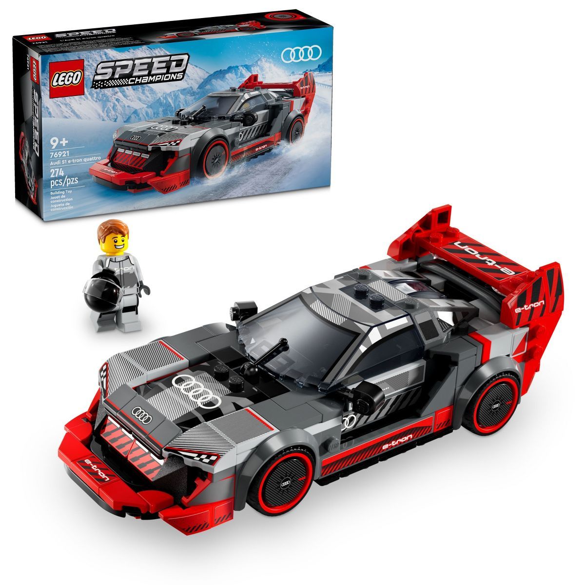 LEGO Speed Champions Audi S1 e-tron quattro Race Car Toy 76921 | Target