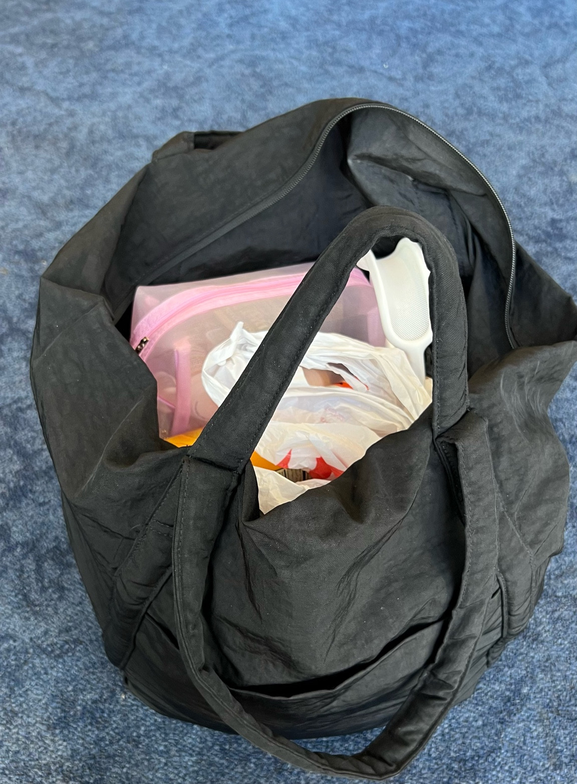 Best travel bag holds so much for carrying on. Easy to see everything in side. I have cloud travel the smaller ones are available on Amazon but not as big 

Airport travel 

#LTKtravel #LTKunder100 #LTKFind