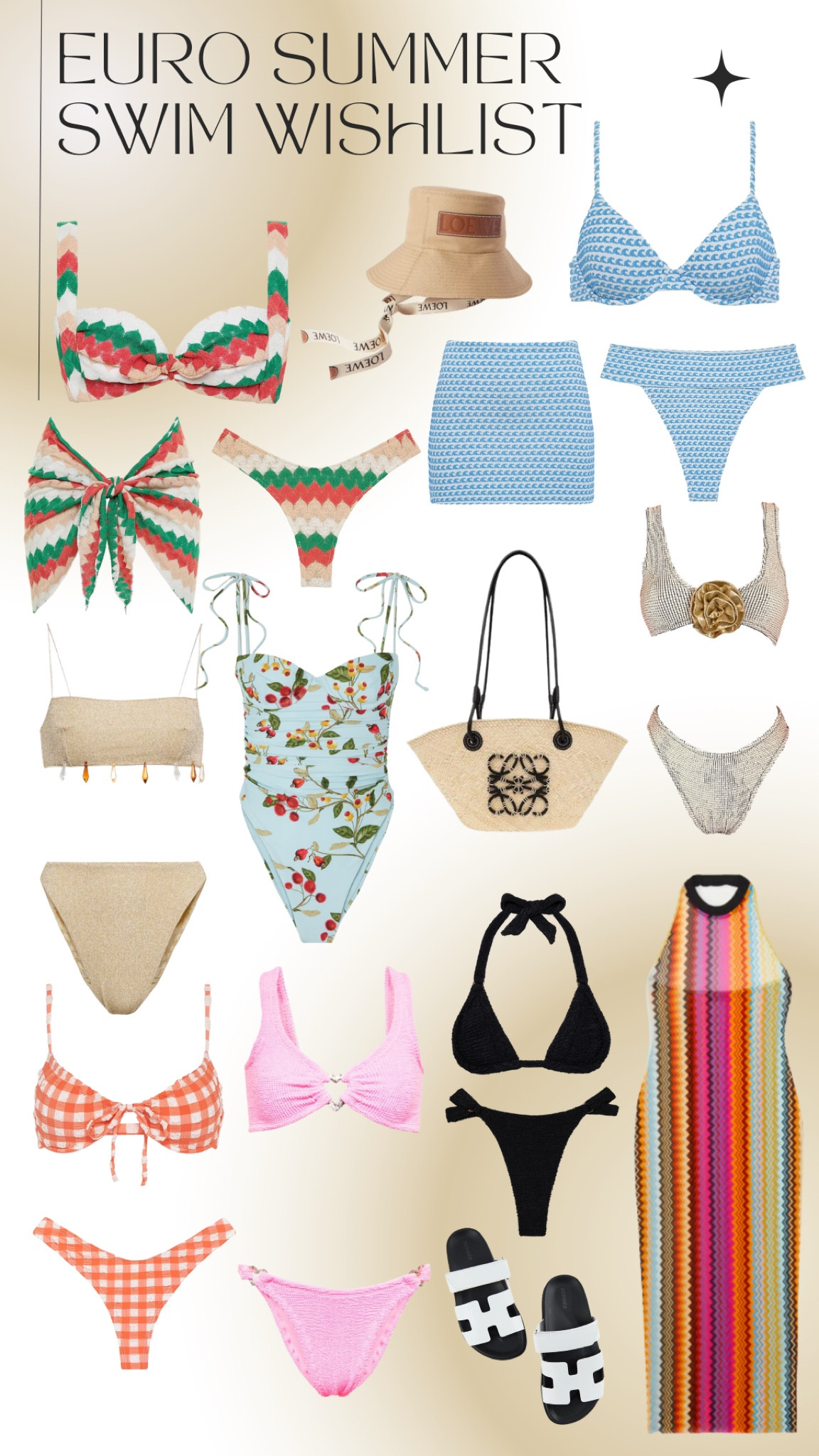 White sandals are Hermes Chypre and swimsuits with the flower is called Rielli 🤍


#LTKFind #LTKtravel #LTKeurope