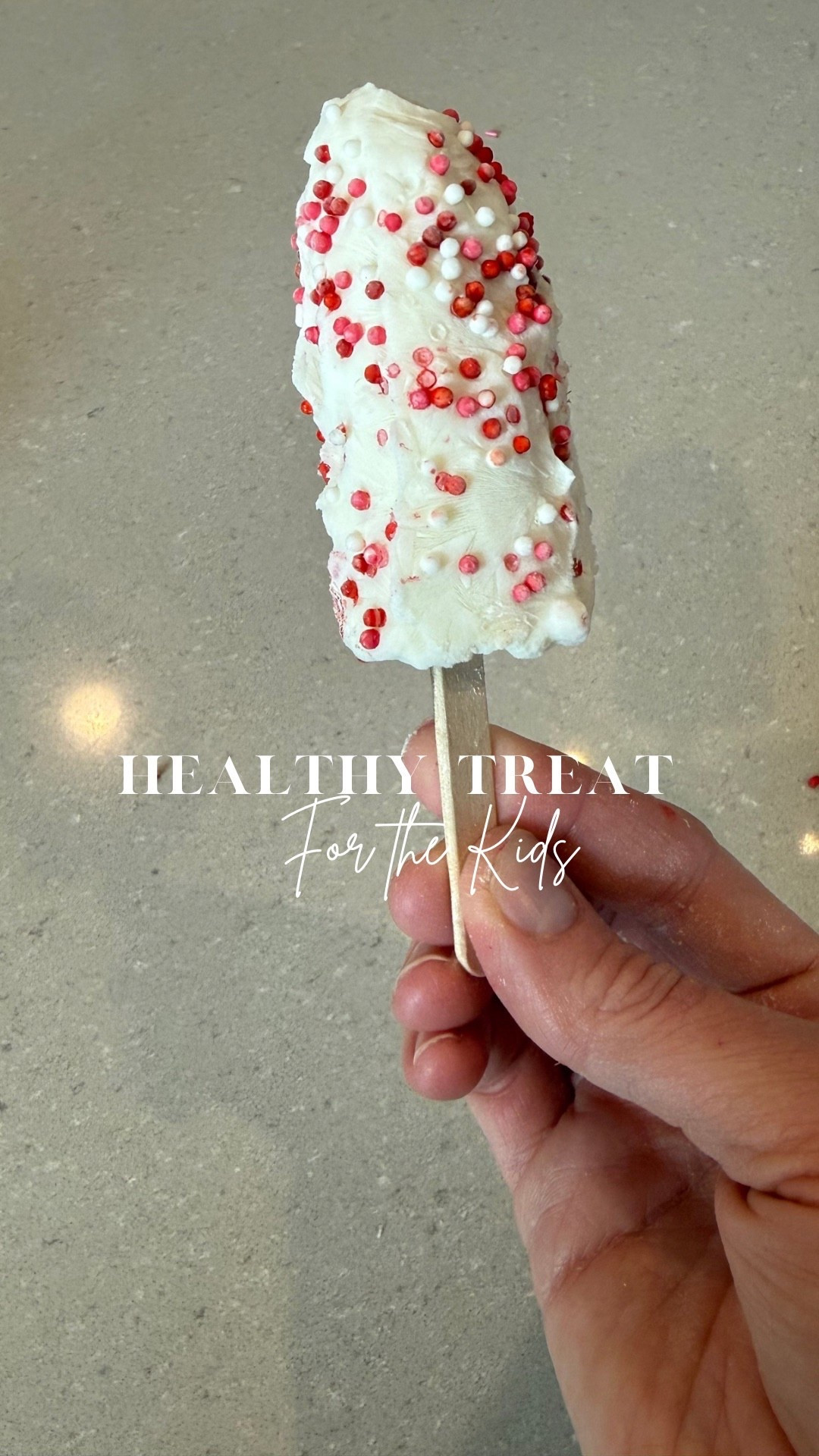 A healthy Valentine’s Day inspired treat for the kiddos ❤️💗 This one was super easy! Just grab some bananas, cut them in half, insert popsicle stick, cover in yogurt (I used greek) add some sprinkles, put in the freezer and you’re done! Easy and tasty 👍🏼 

Kids snacks, kids treats, mom hacks, healthy treats for kids, Amazon, frozen treats for kids

#LTKmomlife #LTKKids #LTKValentine