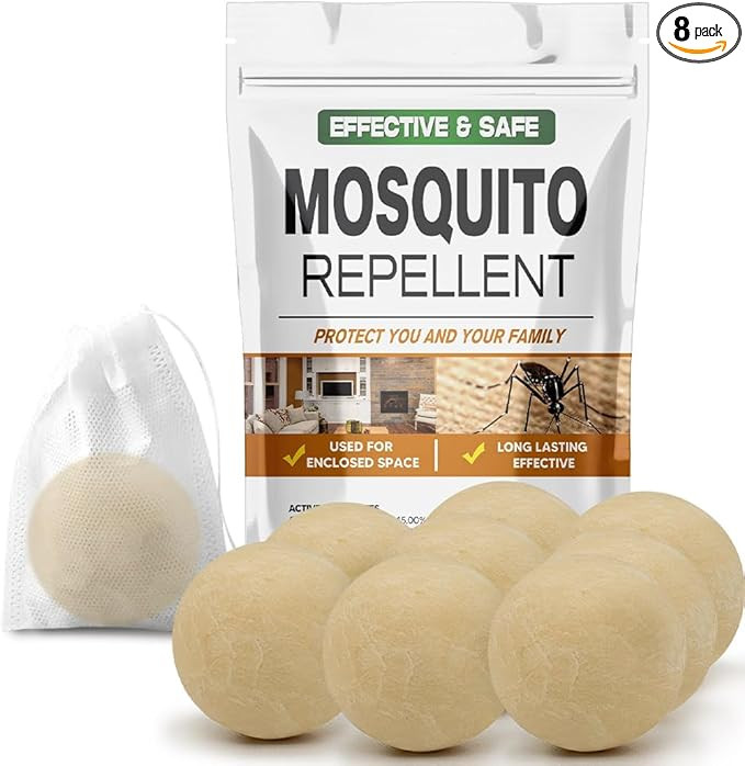 Mosquito Repellent for Patio, Indoor Mosquito Repellent Balls, Mosquito Control for Garage, Outdo... | Amazon (US)
