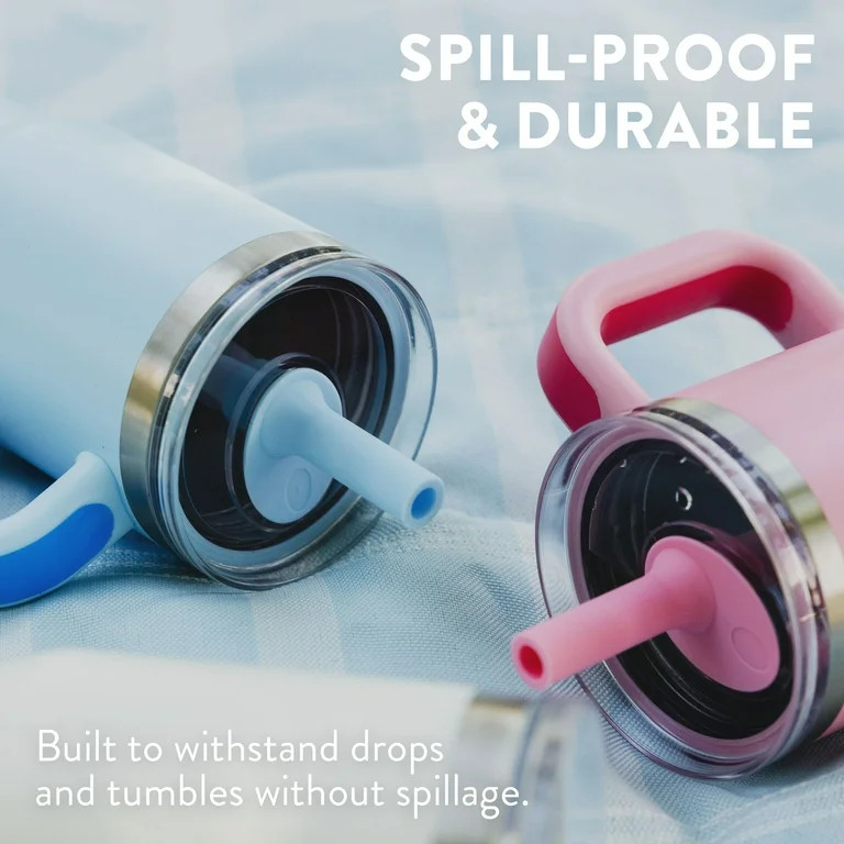 YAYA My First Travel Tumbler for Toddlers 3+ with Reusable Straw and Spill-Safe Lid, 12oz, Yellow | Walmart (US)