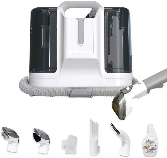 Máquina limpiadora de alfombras, removedor de manchas portátil para tapicería, manchas y manch... | Amazon (US)