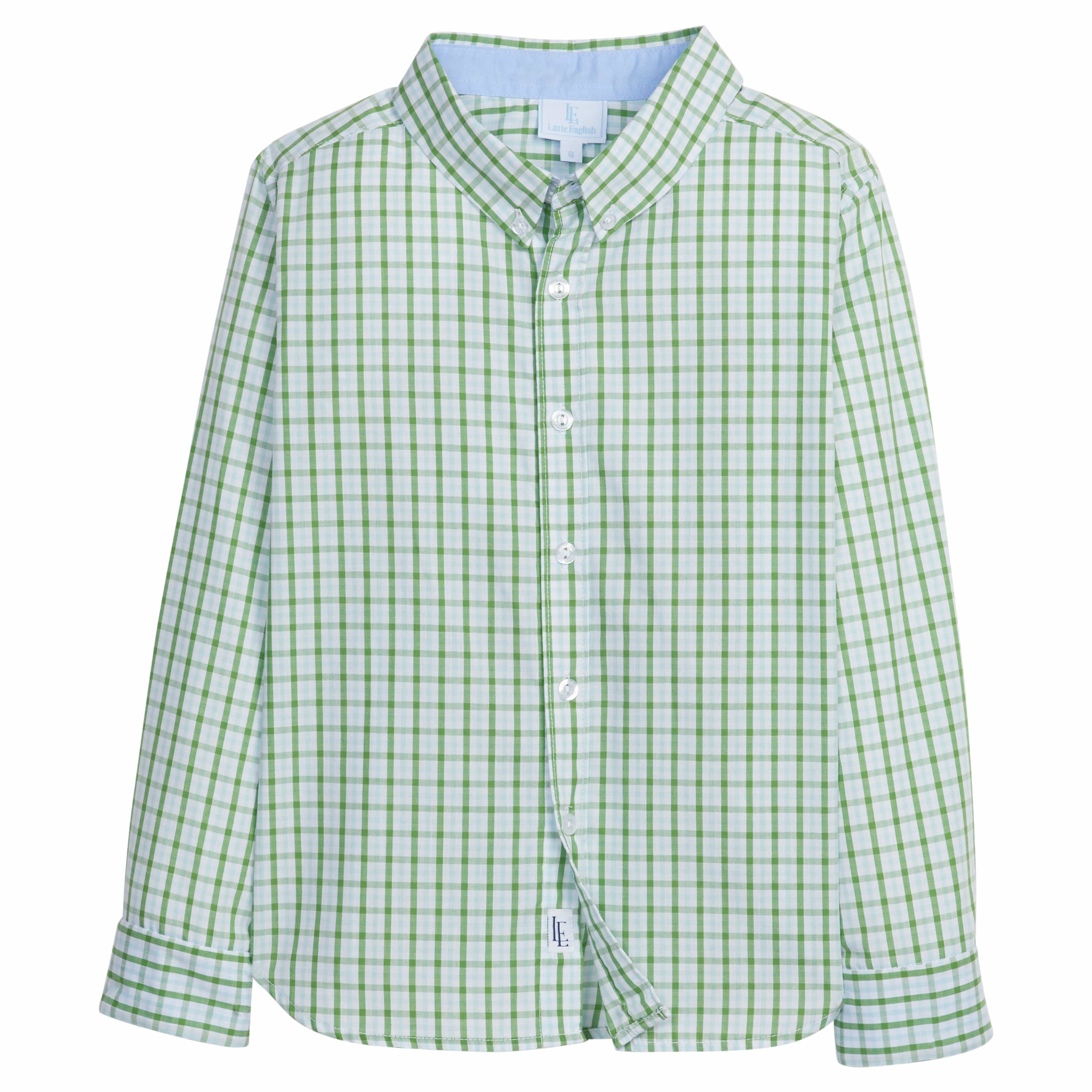 Button Down Shirt - Leland Plaid | Little English