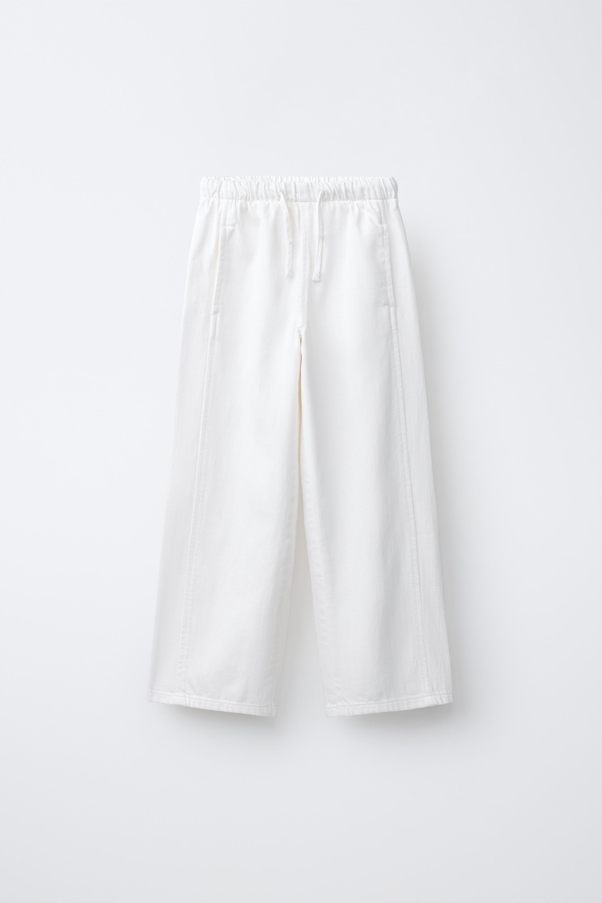 WIDE LEG JEANS WITH DRAWSTRINGS | Zara US