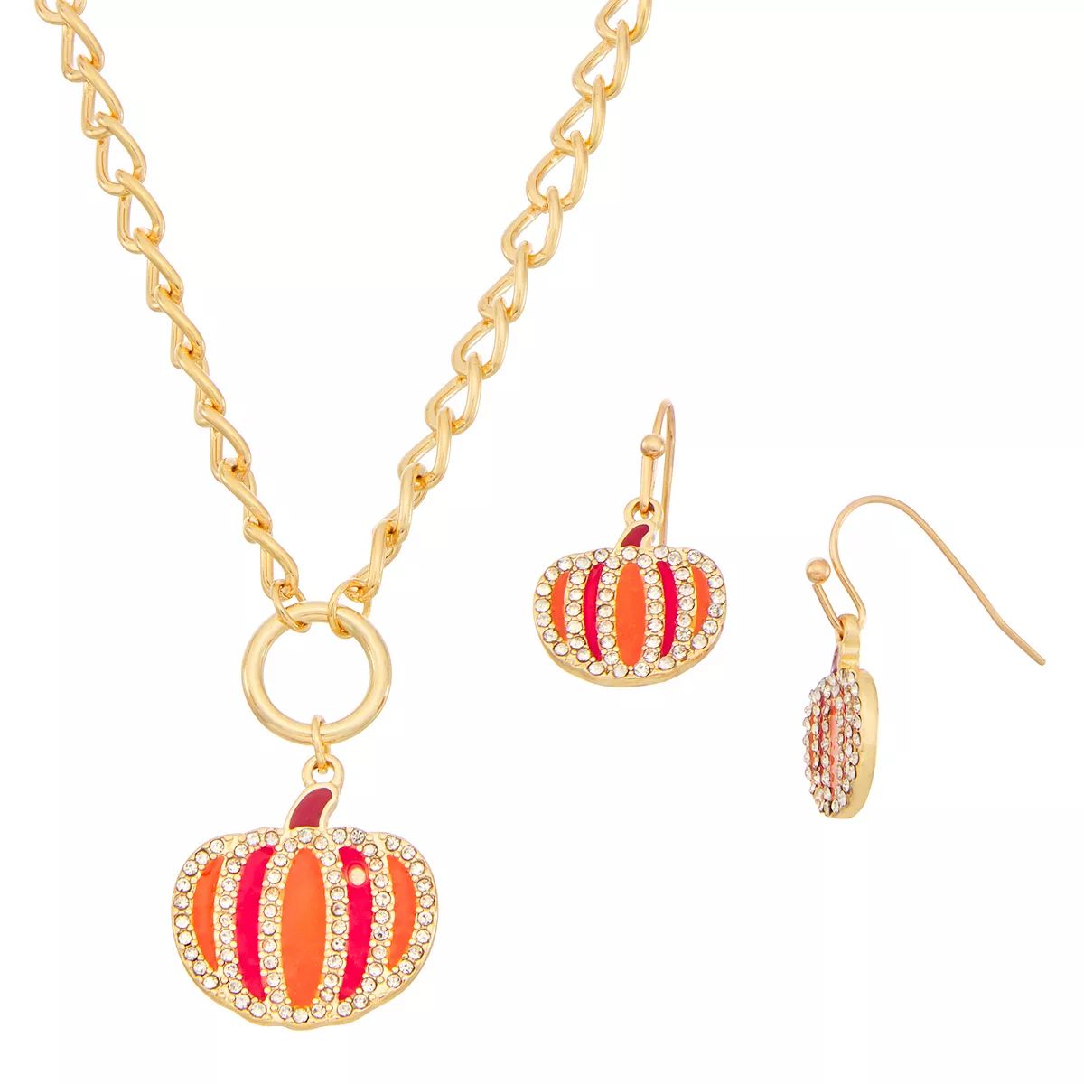 Celebrate Together™ Pumpkin Earring & Necklace Set | Kohl's