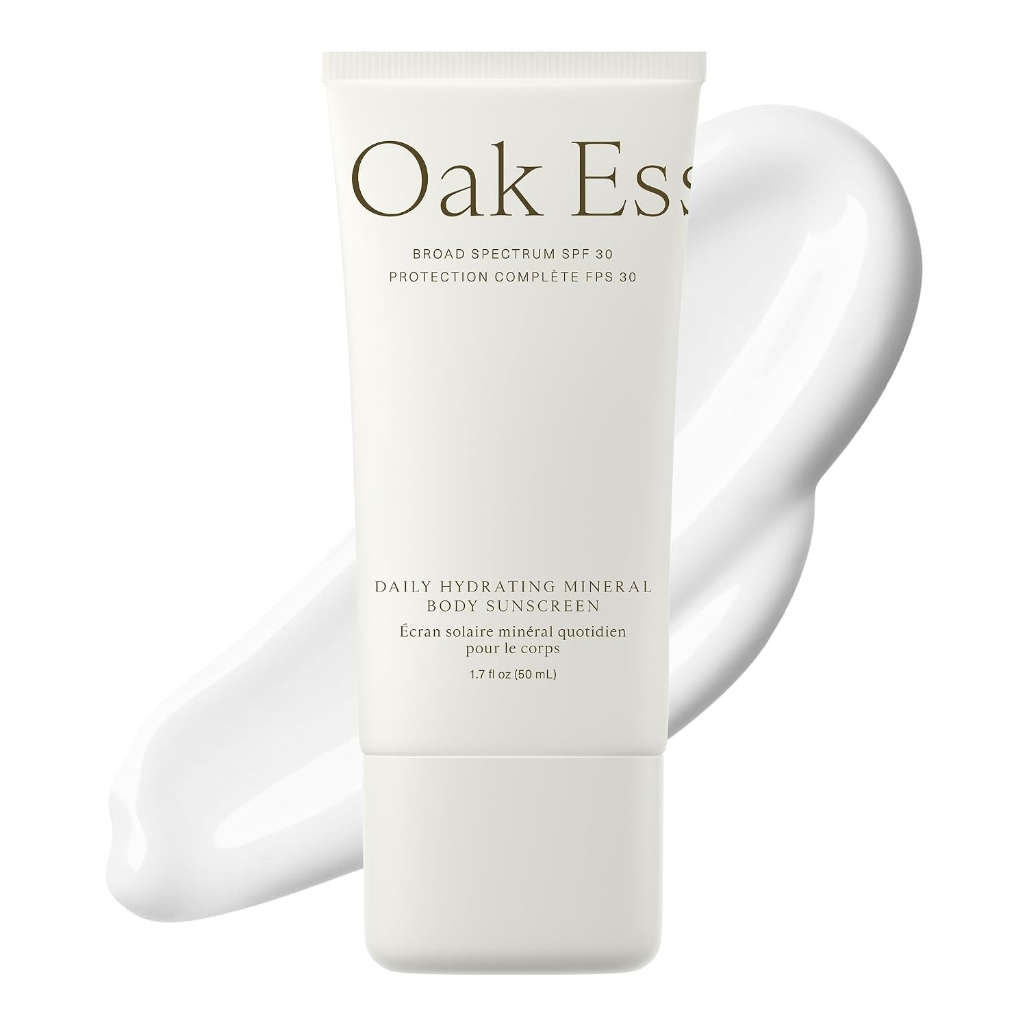 Oak Essentials Daily Hydrating Mineral Body Sunscreen SPF 30, 1.7 fl oz | Amazon (US)