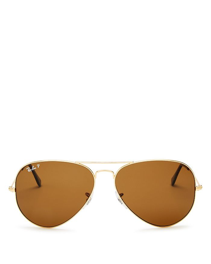 Unisex Polarized Brow Bar Aviator Sunglasses | Bloomingdale's (US)
