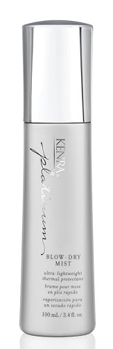 Kenra Platinum Blow-Dry Mist | Ultra-Lightweight Thermal Protectant | Detangles, Smooths, & Softens | Eliminates Frizz & Resists Humidity | Fine To Medium Hair | 3.4 fl. oz | Amazon (US)