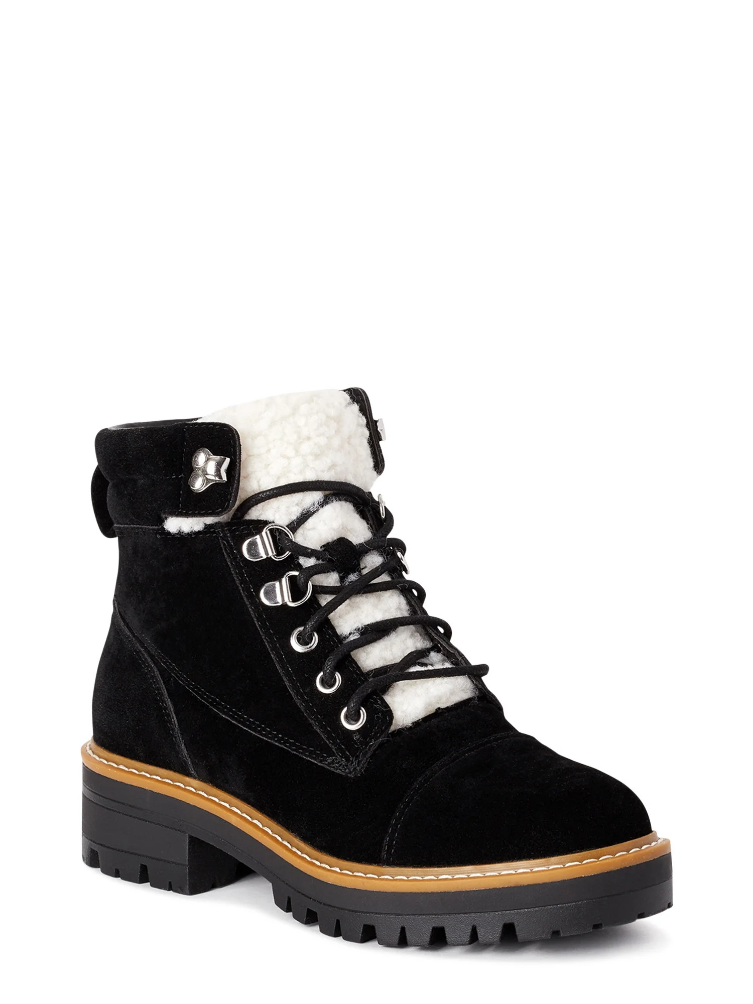 Time and Tru Women’s Hiker Boots, Wide Width Available | Walmart (US)