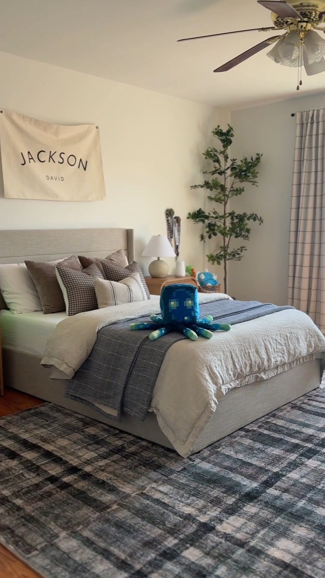 Kids bedroom, boy bedroom, toddler bedroom, kids rug, kids bedding, nightstand, Minecraft bedroom, tween bedroomm

#LTKHome