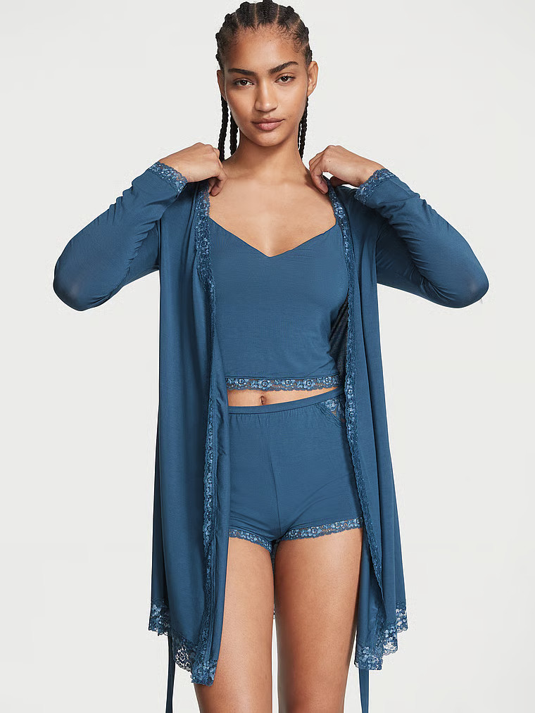 Modal Lace-Trim Robe | Victoria's Secret (US / CA )