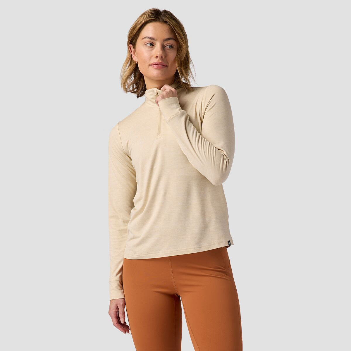 Backcountry Destination 1/4-Zip Pullover - Women's Fog, S | Backcountry