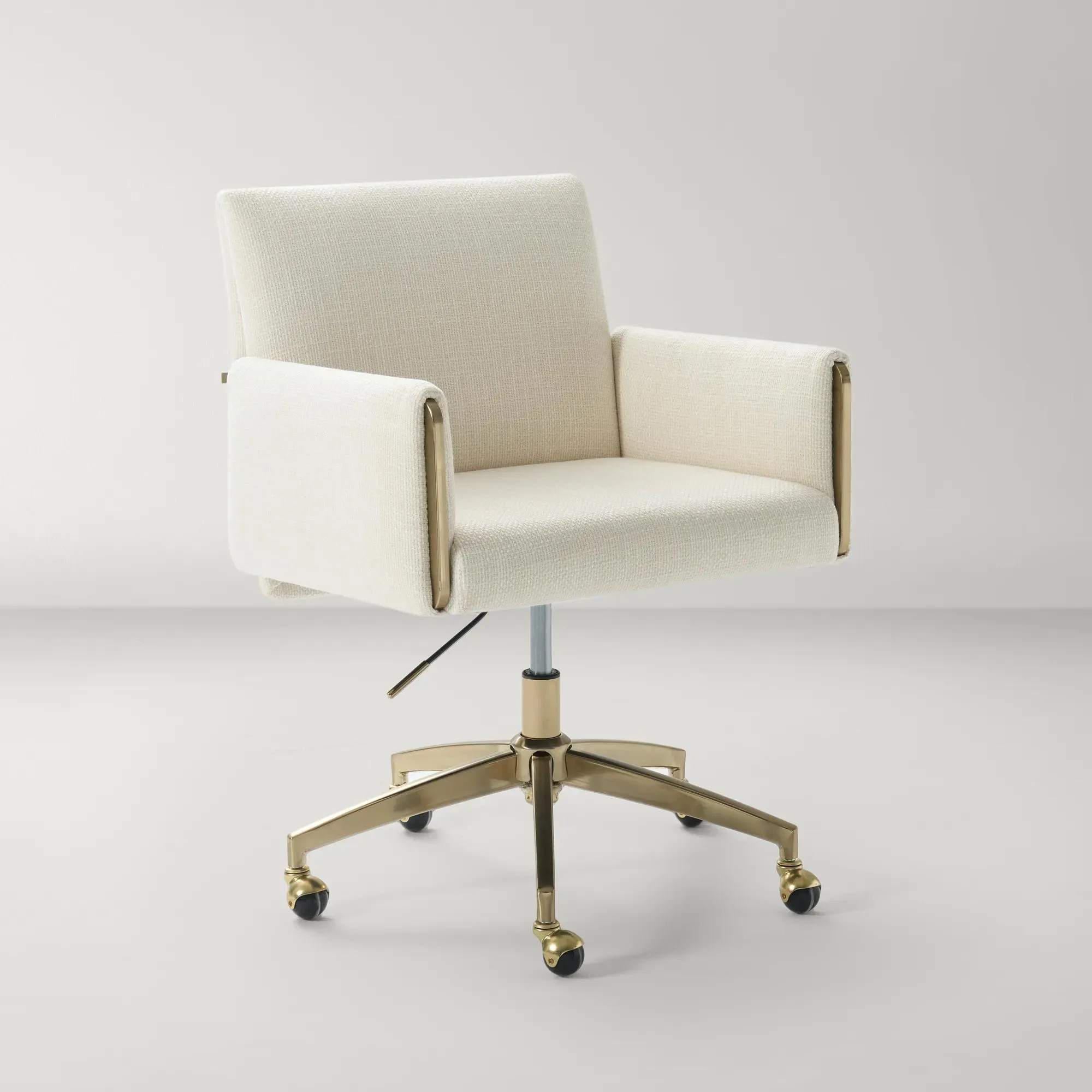 Lucia Desk Chair - Beige | Z Gallerie