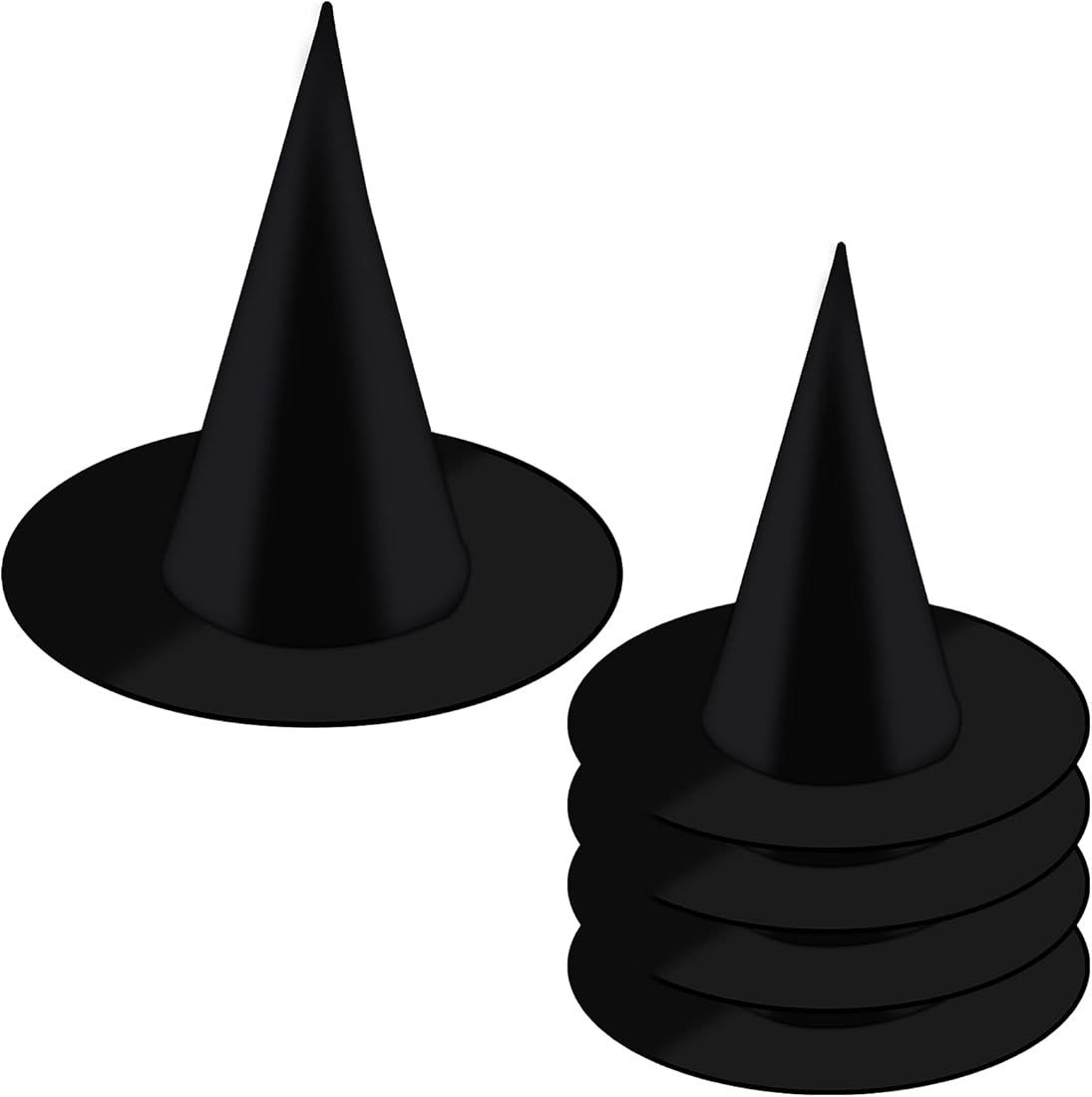 KINBOM 5pcs Large Size Halloween Witch Hats, Costume Cosplay Witch Decoration Wizard Hat for Party F | Amazon (CA)