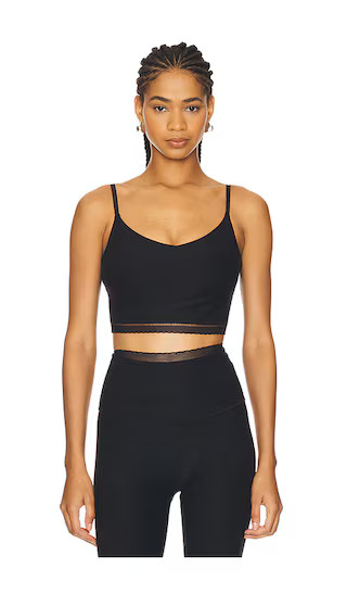 Spacedye Allure Lace High Cropped Tank in Darkest Night | Revolve Clothing (Global)