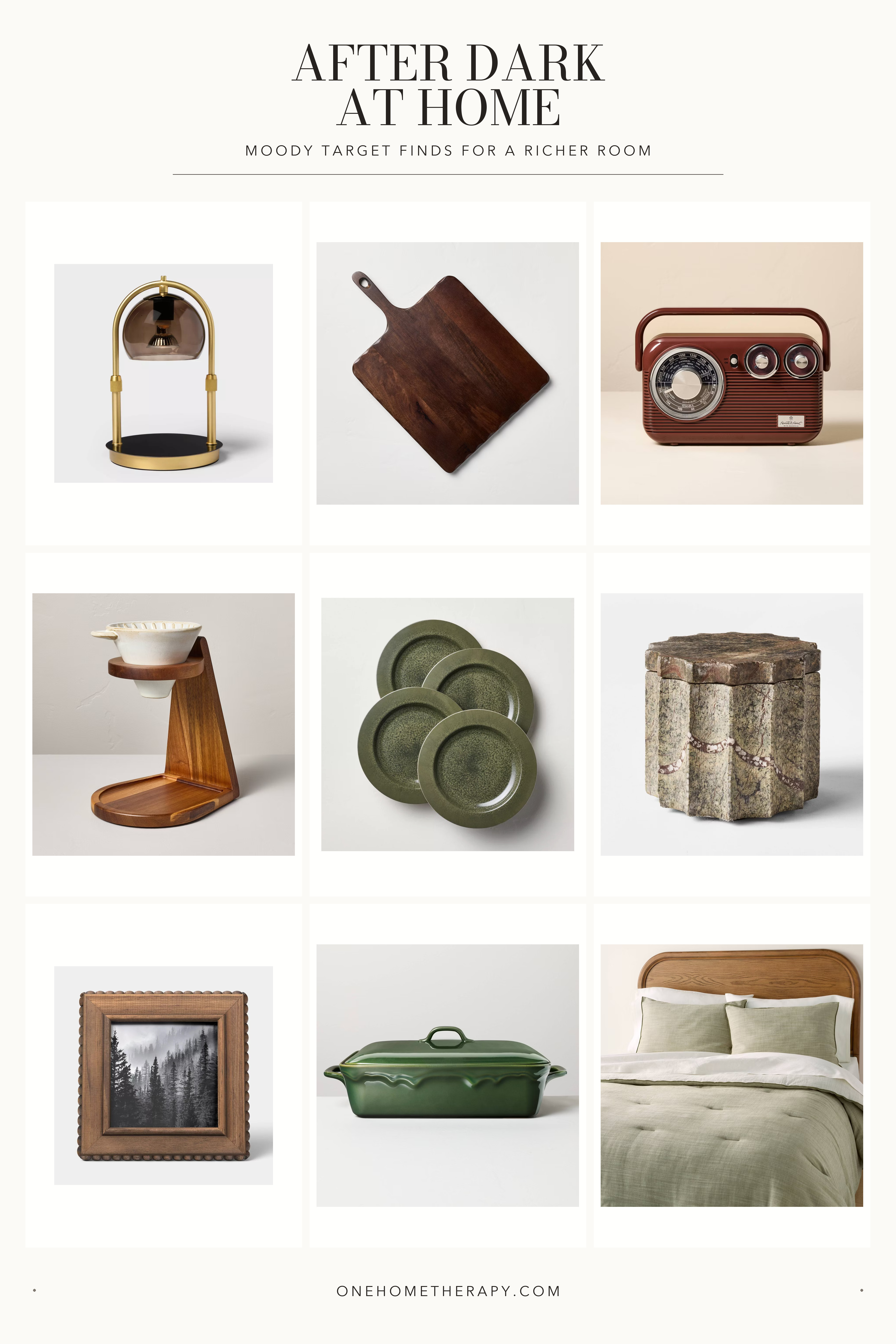 Your home called, it would like a darker wardrobe. ✨ Deep green, warm wood, brass glow, and the kind of Target finds that make a Tuesday night feel like a candlelit dinner reservation. Tap to shop the edit before “one little Target thing” becomes nine very good decisions.
#TargetFinds #TargetHome #MoodyHome #DarkHomeDecor #HomeDecorFinds #HomeInspo
#LTKSeasonal #LTKHome #LTKOver40 

  

  

 