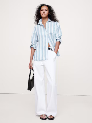 The Oversized Linen Shirt | Banana Republic (US)