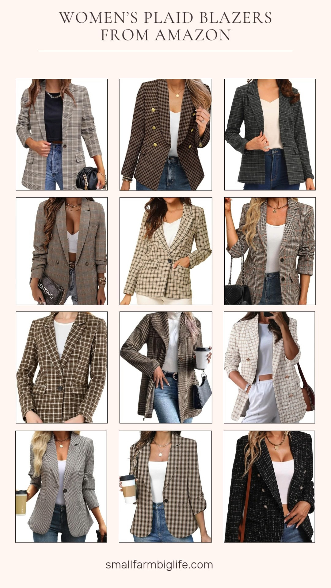  

 I love plaid blazers for fall! It’s such a classic look with jeans or a skirt and boots. With the added bonus that plaid blazers are warm  

#LTKOver40 #LTKFindsUnder100 #LTKSeasonal