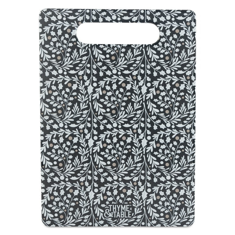 Thyme & Table Holiday Cutting Board - 9.8” x 13.8” - Black | Walmart (US)