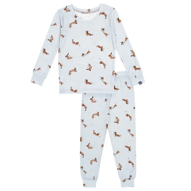 Modern Moments by Gerber Toddler Neutral Super Soft Tight Fitting Pajama Set, 2-Piece, Sizes 12M-... | Walmart (US)