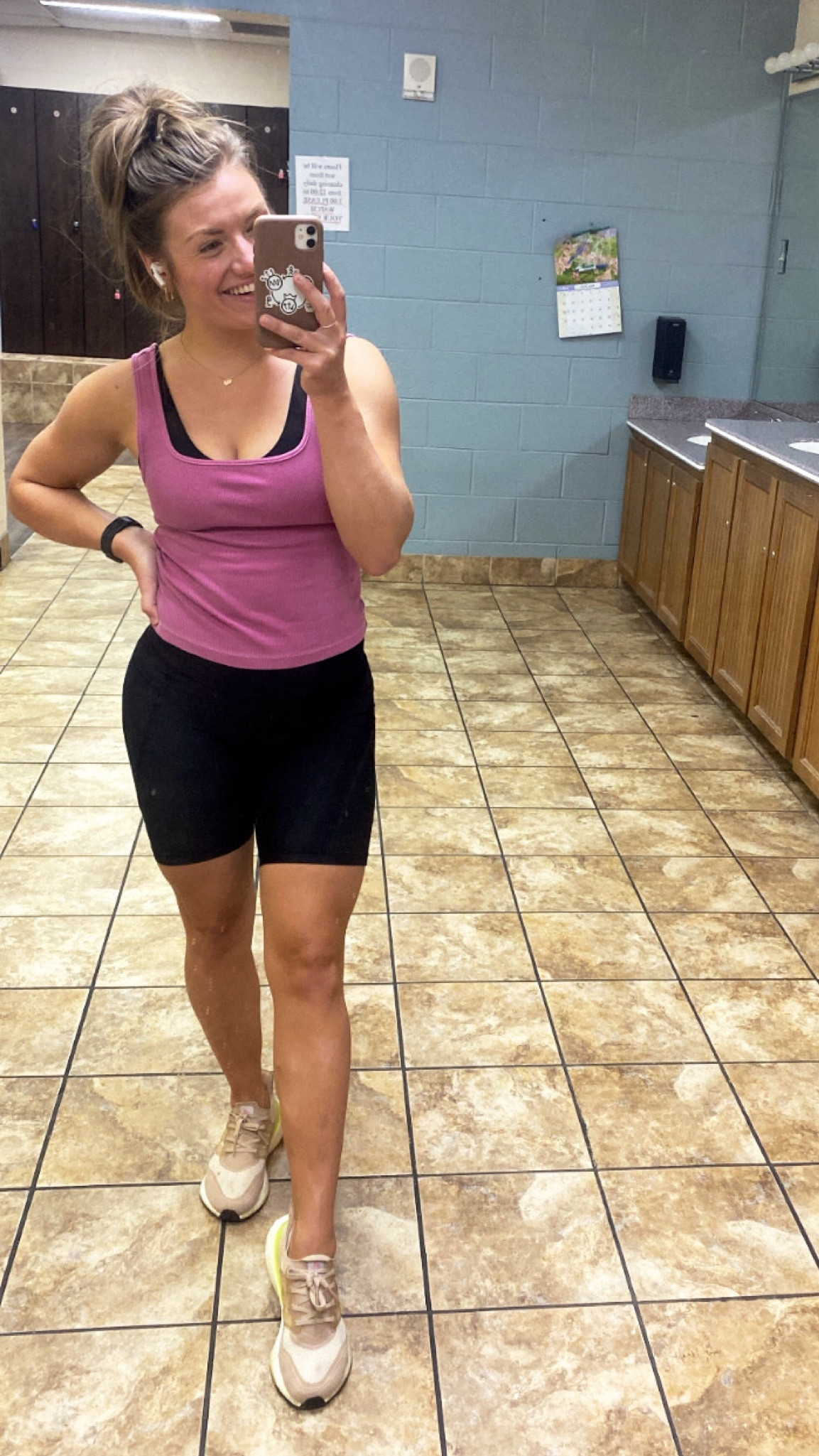 Same outfit different day! TTS - wearing a small in shorts and tank!

#LTKFind #LTKsalealert #LTKfit