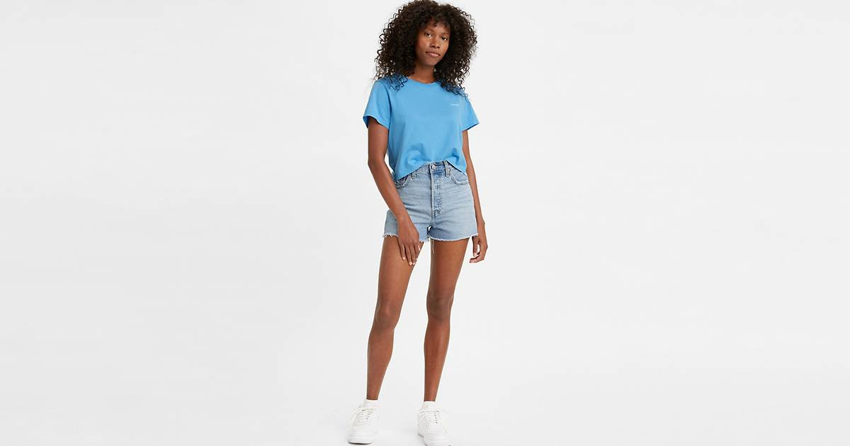 Ribcage Women's Shorts - Light Wash | Levi's® CA | Levi's (CA)