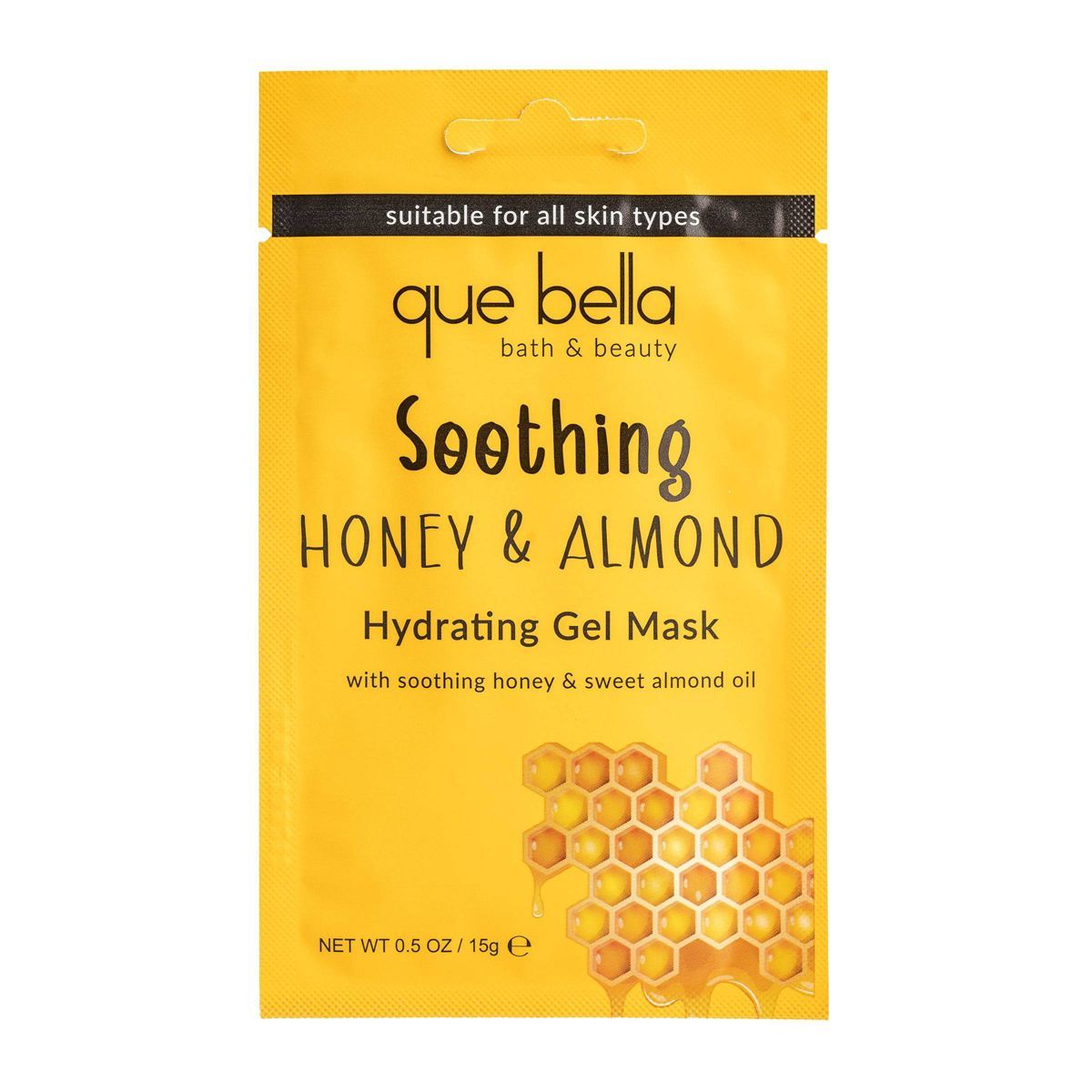 Que Bella Soothing Honey Gel Mask - 0.5oz | Target