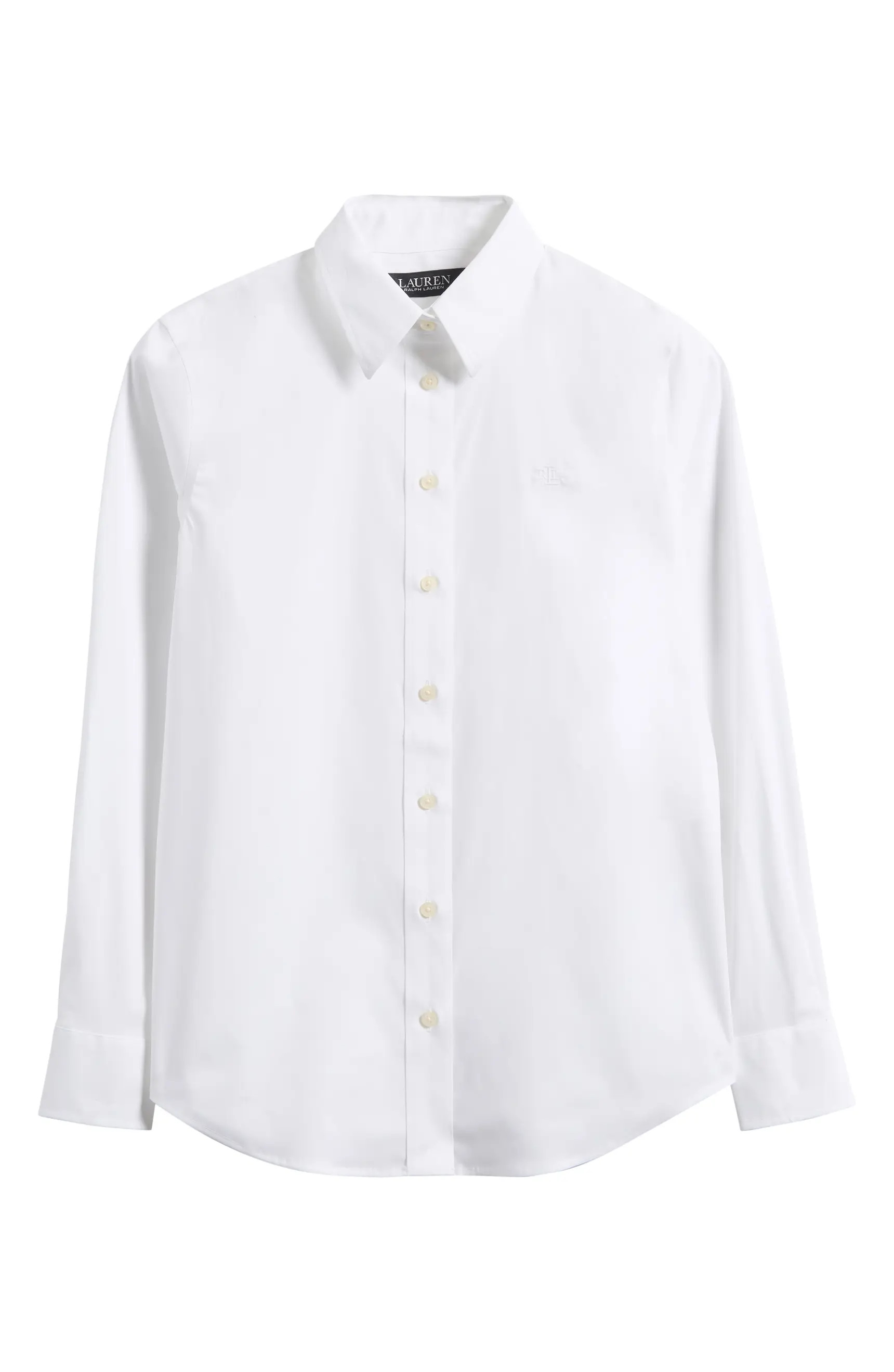 Easy Care Stretch Cotton Shirt | Nordstrom