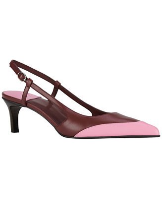 Women's Booshky Cap-Toe Slingback Pumps | Macy's