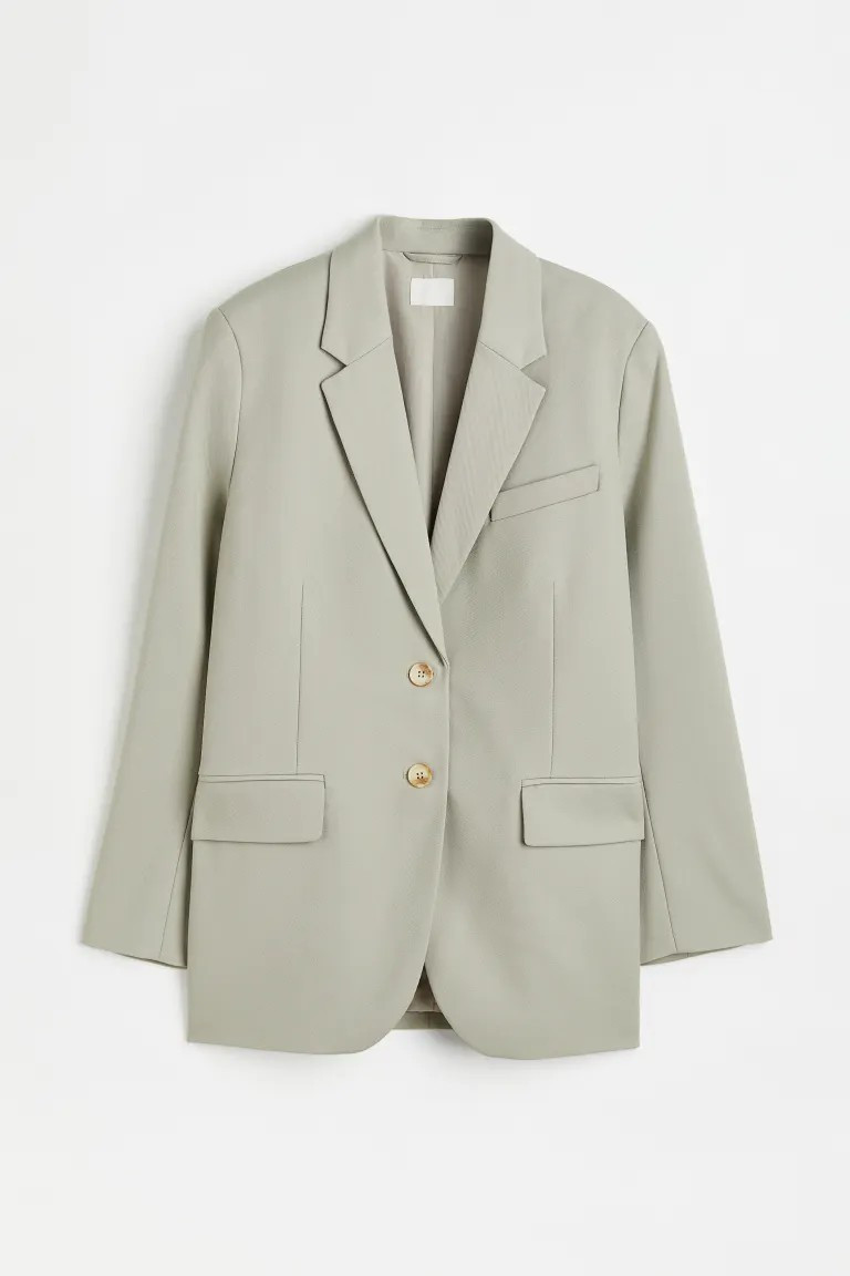 Einreihiger Oversized-Blazer | H&M (DE, AT, CH, NL, FI)