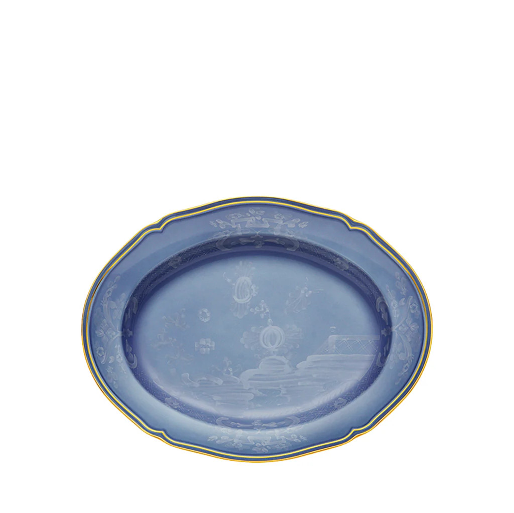 Pervinca Oval Platter | Blue Print