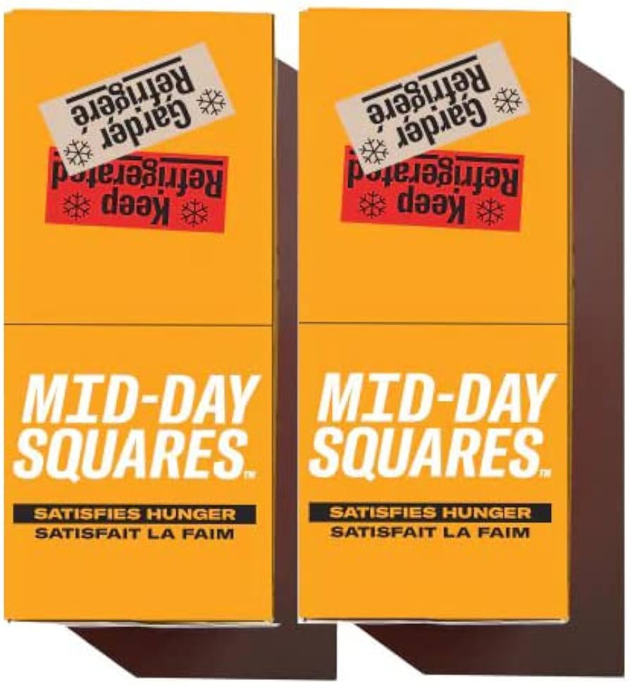 Mid-Day Squares High Protein Chocolate Bars, 1.16 Oz Each, 2 Pack, 24 Squares, Peanut Butter Flav... | Amazon (US)
