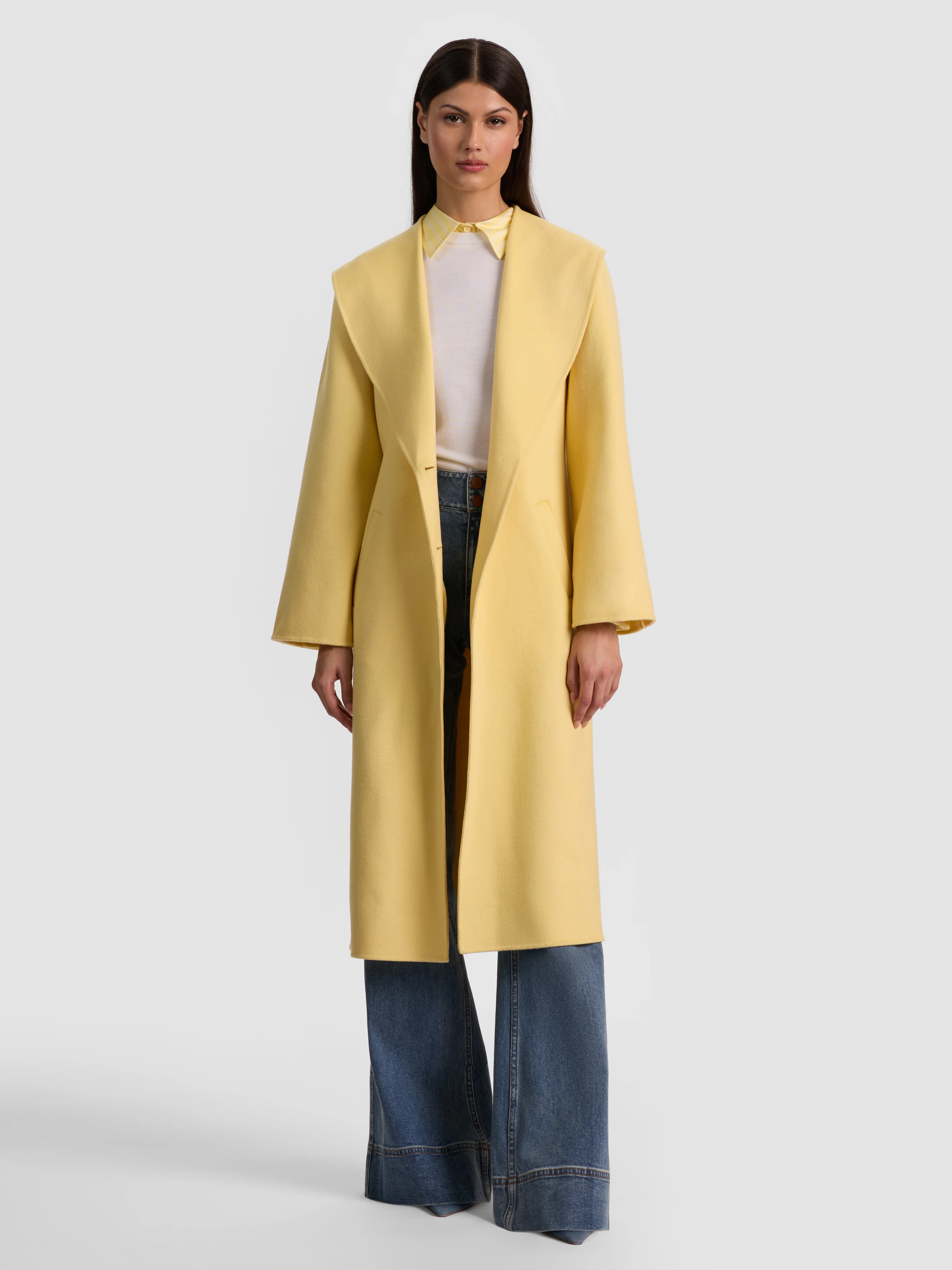 alice + olivia MARCELENE MIDI COAT | Alice + Olivia