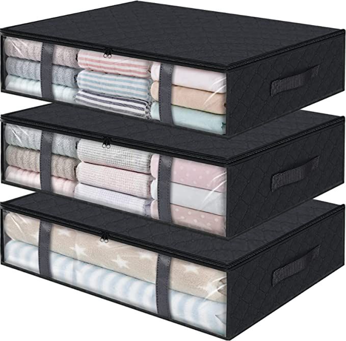 StorageRight Storage Bins Clothes Storage, Foldable Blanket Storage Bags, Under Bed Storage Conta... | Amazon (US)