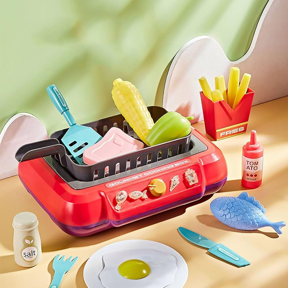 Simulation Cooking Toy, Simulation Cooking Toy Gourmet Cooking Box, Gourmet Cooking Box Toy Water... | Amazon (US)