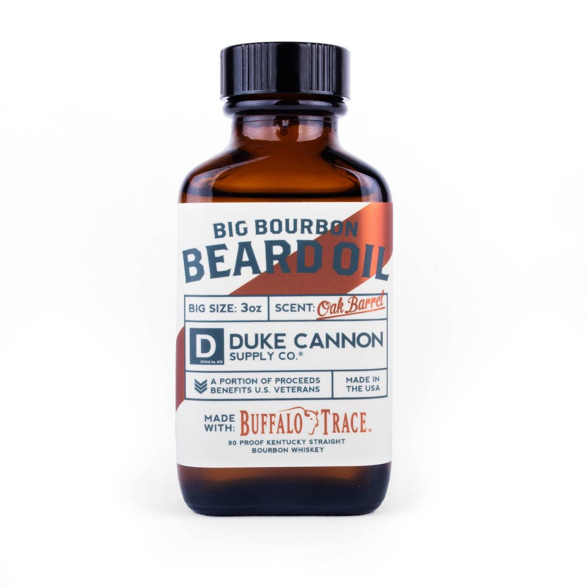 Duke Cannon Big Bourbon Beard Oil - Bourbon Oak Barrel Scent - Beard Oil for Men - Trial Size - 3... | Target