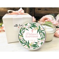 Baptism Favors Girl, Christening Gift For Guests, Candles, Boys Baptism, Favors, With Boxes, Soy Can | Etsy (US)