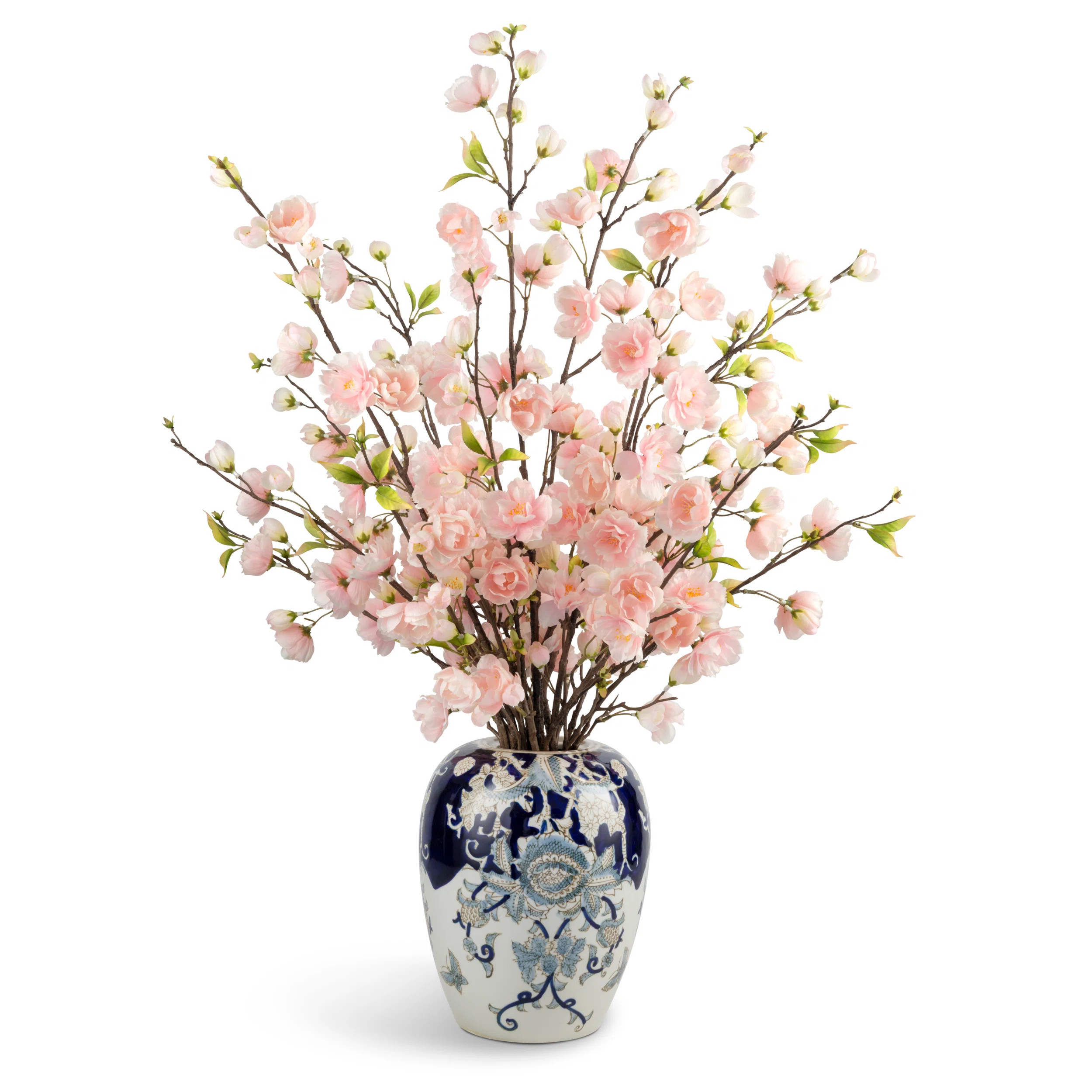 CocoBella Leonie Cherry Blossom Toile Arrangement | Perigold | Perigold