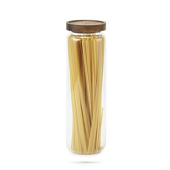 new!Home Expressions Acacia And Glass Canister | JCPenney