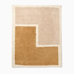 Stacked Shapes Shag Wool Rug | West Elm (US)