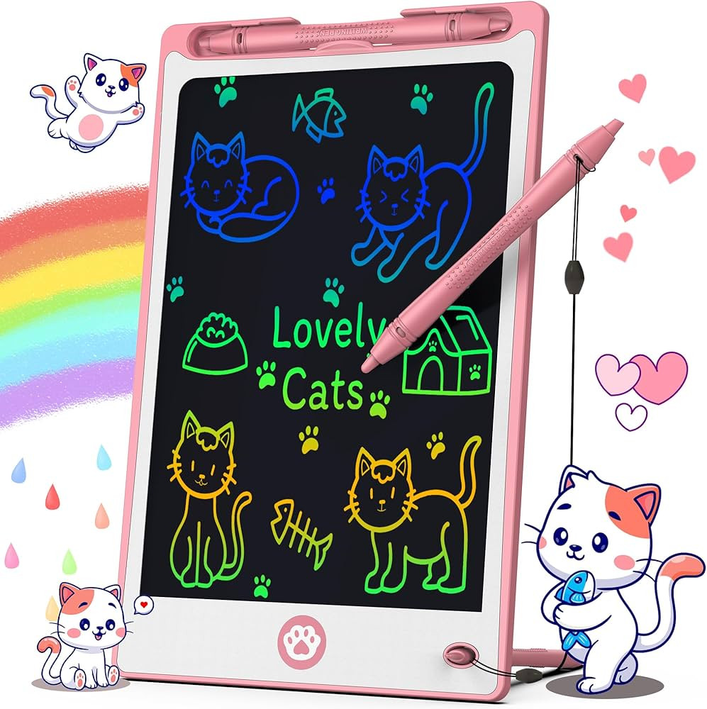 Hockvill LCD Writing Tablet for Kids 8.8 Inch, Toys for Girls Boys Drawing Pad for 3 4 5 6 7 8 Ye... | Amazon (US)